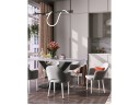 Стол обеденный Belle 160х90 белый мрамор