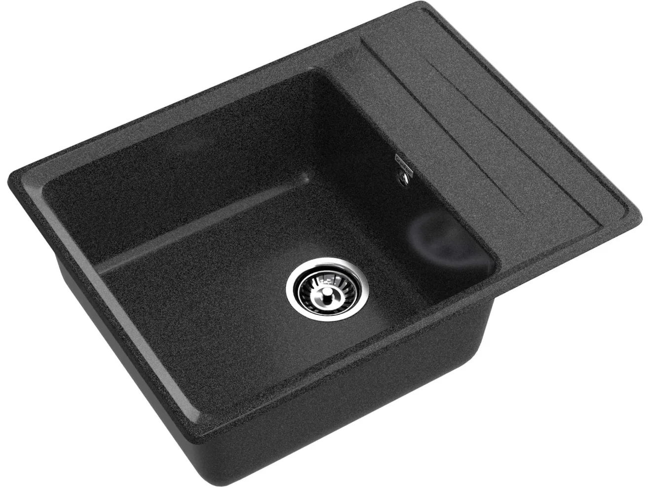 Мойка 660 Level 660L 1-чаш+кр 660*500 графит арт. 1265947