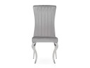 Lund dark grey / steel Стул на металлокаркасе