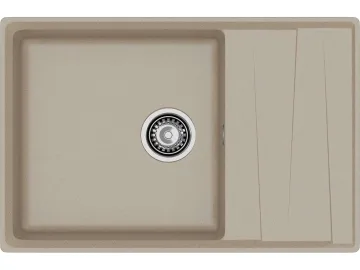 Мойка 760 Level 760L 1-чаш+кр 760*500 песочный