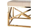 Банкетка-скамейка Stool Group АРТ ДЕКО Вельвет бежевый/Сталь золото  Meb арт. 1599013