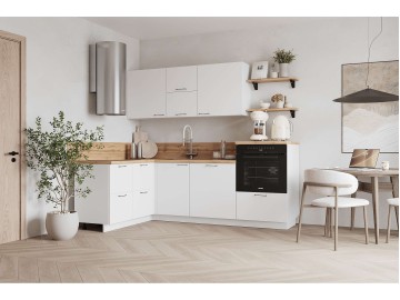 КГ Угловой 1500*2250 (с пм) , Белый софт матовый  Арника РМ
