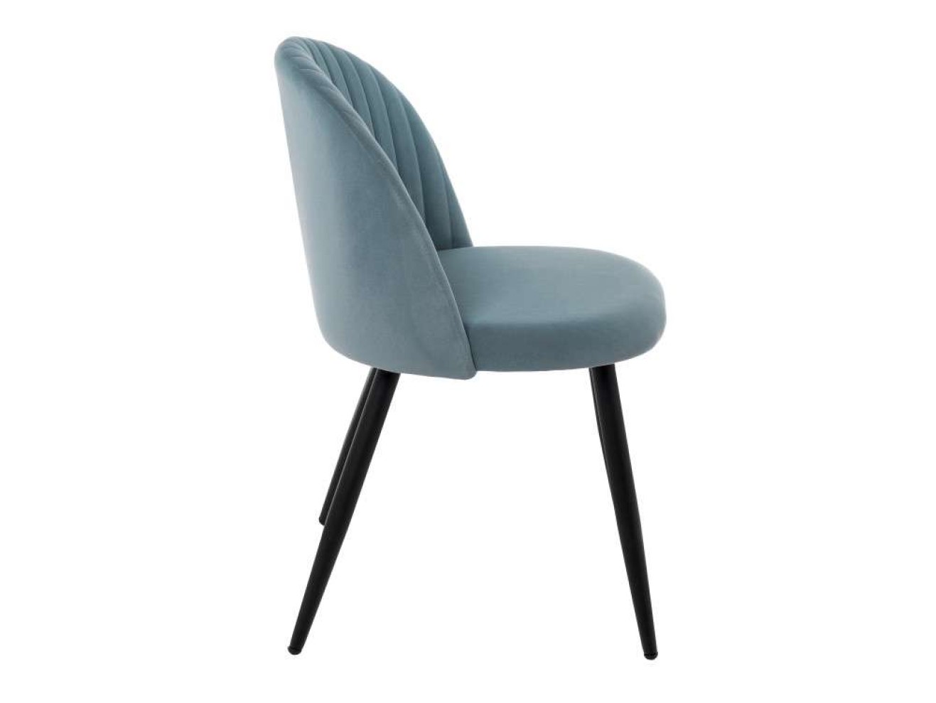 Gabi 1 light blue / black Стул на металлокаркасе