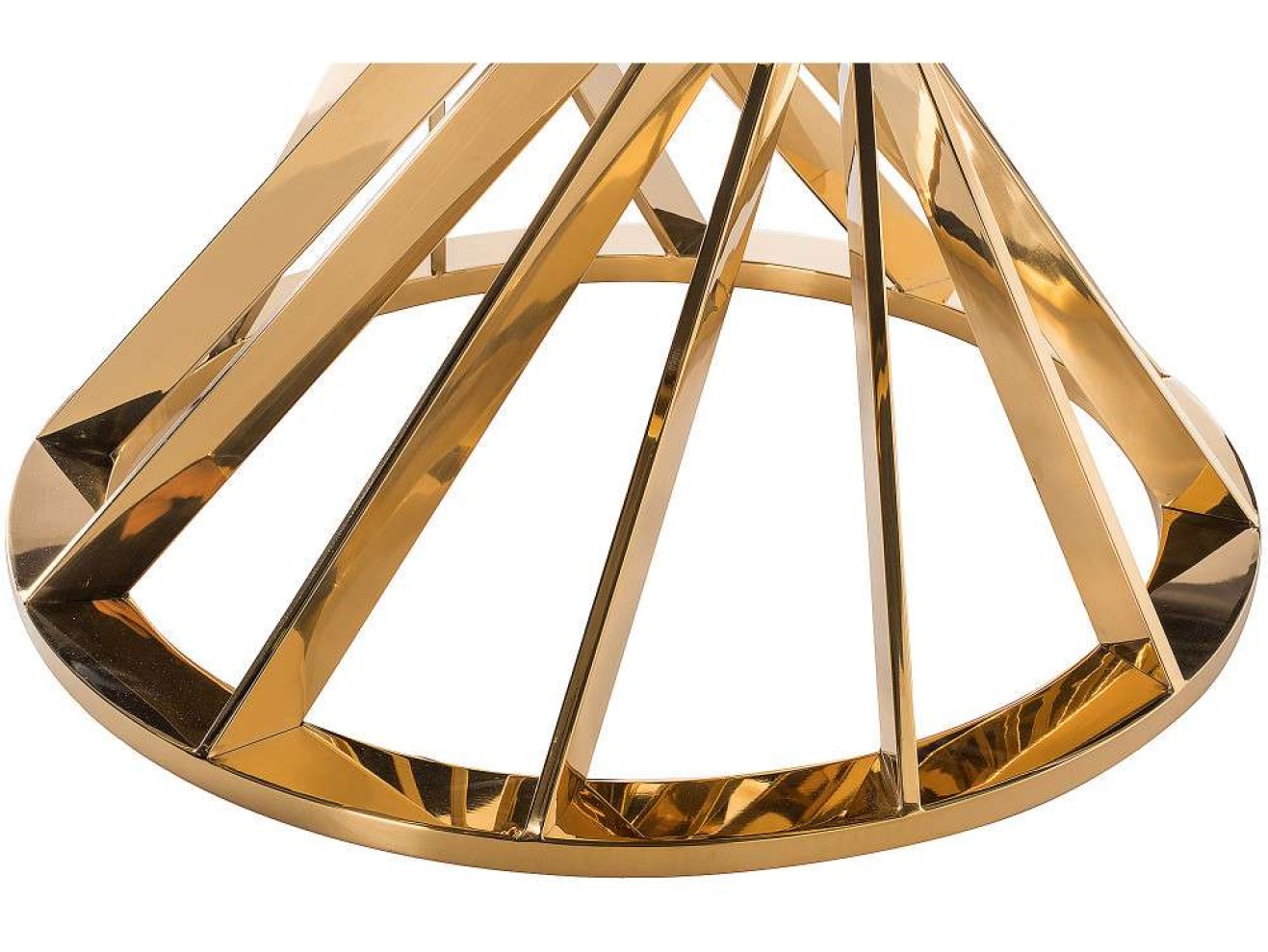 Twist gold / black Стол стеклянный арт. 512007