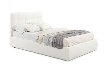 Мягкая кровать Selesta 1200 беж с подъем.механизмом с матрасом PROMO B COCOS