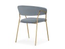Kamelia 1 gray / gold Стул на металлокаркасе арт. 1576883