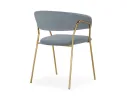 Kamelia 1 gray / gold Стул на металлокаркасе арт. 1576883