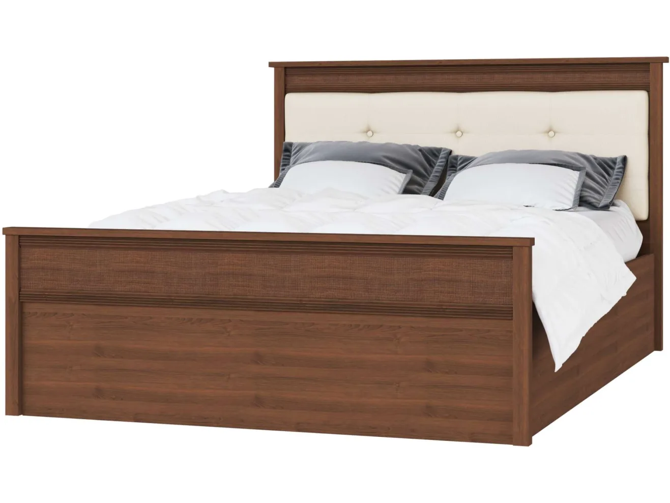 Ливорно Кровать ЛКР-1 (1,4) с ортопедом, Орех донской арт. 1358049