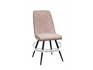 Стул DikLine 324 поворотный B03 BEIGE, ножки черные