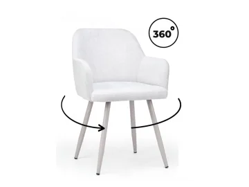 Инфини 360 светло-серый (ocean 021) / серый Стул на металлокаркасе