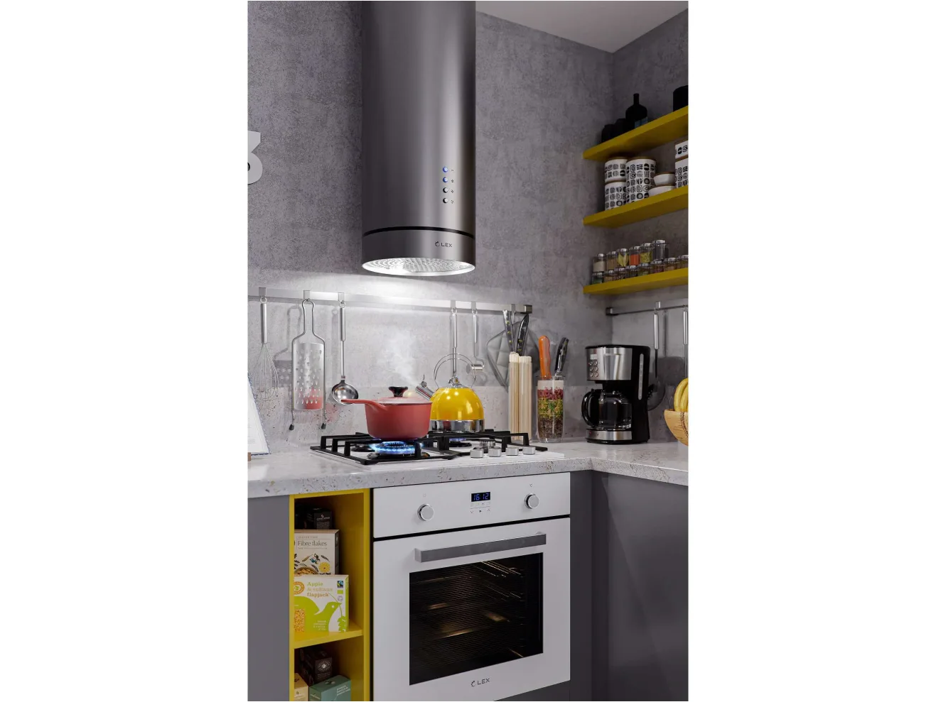 LEX GVG 640-1 WH газовая панель арт. 1230515