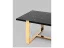Журнальный столик STOOL GROUP Тоби 109*66 Черный мрамор/Золото арт. 1599889