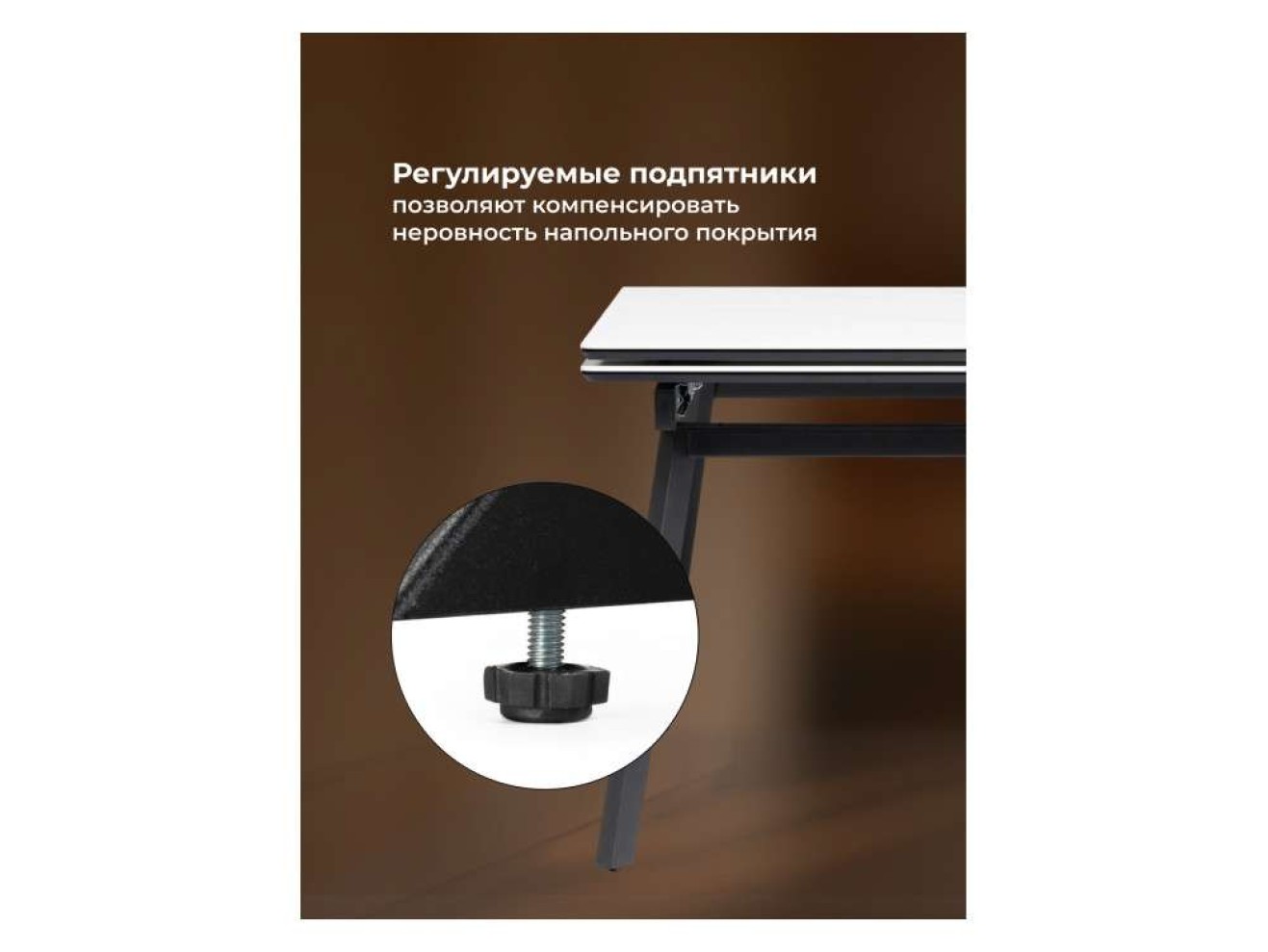 Норман 140(200)х80х75 белый мрамор alpin white / черный Керамический стол арт. 1314075