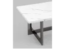 Журнальный столик STOOL GROUP Нэйтан 122*61 Белый мрамор/Темный хром арт. 1599893