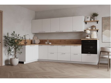 КГ Угловой 1500х3150 (без пм) , Белый софт матовый  Арника РМ