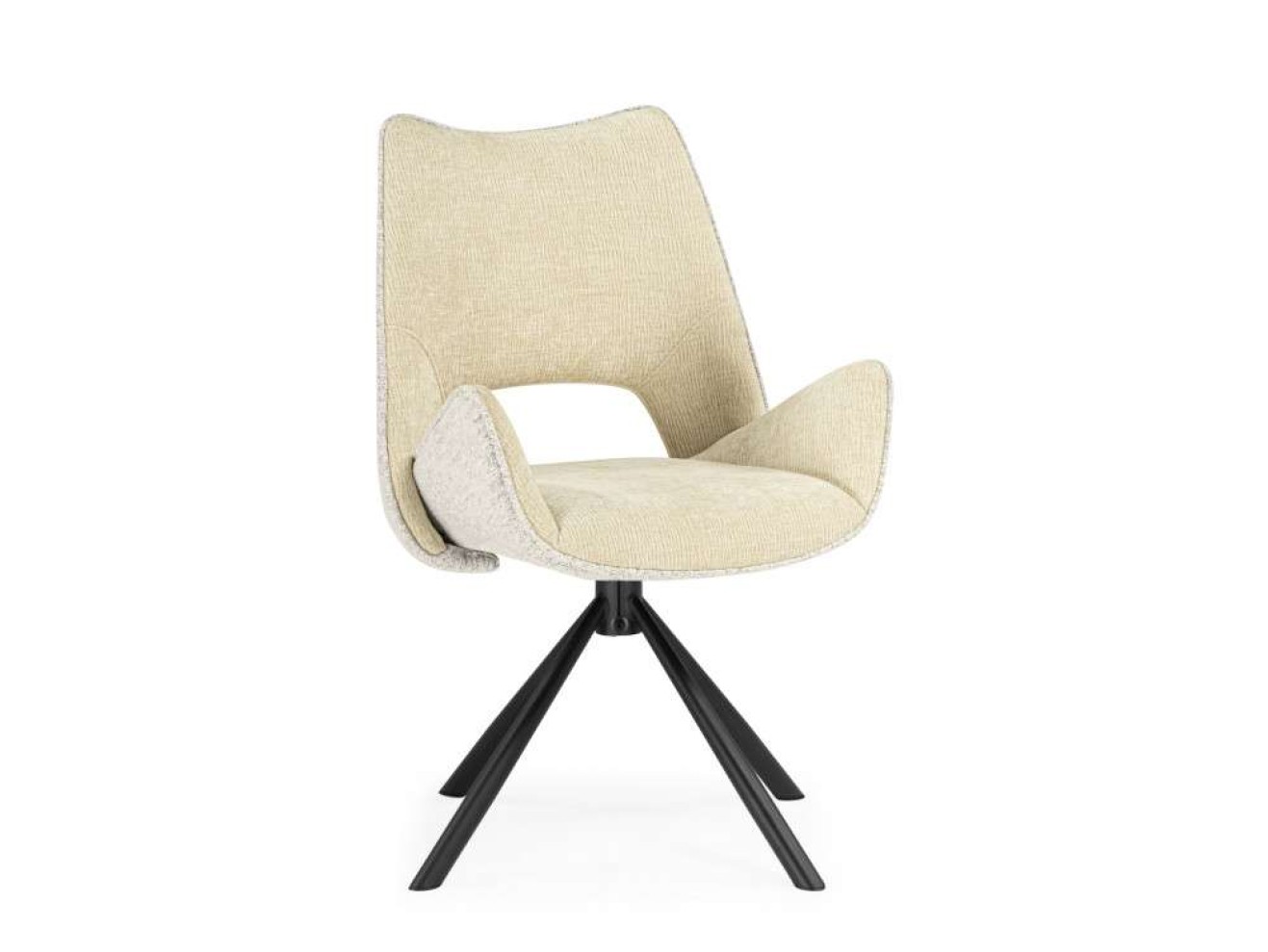 Balaton 360 крутящийся beige / black Стул на металлокаркасе