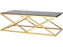 Журнальный стол Stool Group ИНСИГНИЯ 120х60 Cтекло smoke/Cталь золото арт. 1598839
