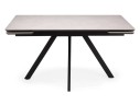 Вилли 140(200)х80 carmen light grey / черный Керамический стол арт. 1327099