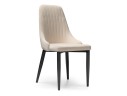 Kora beige / black Стул на металлокаркасе