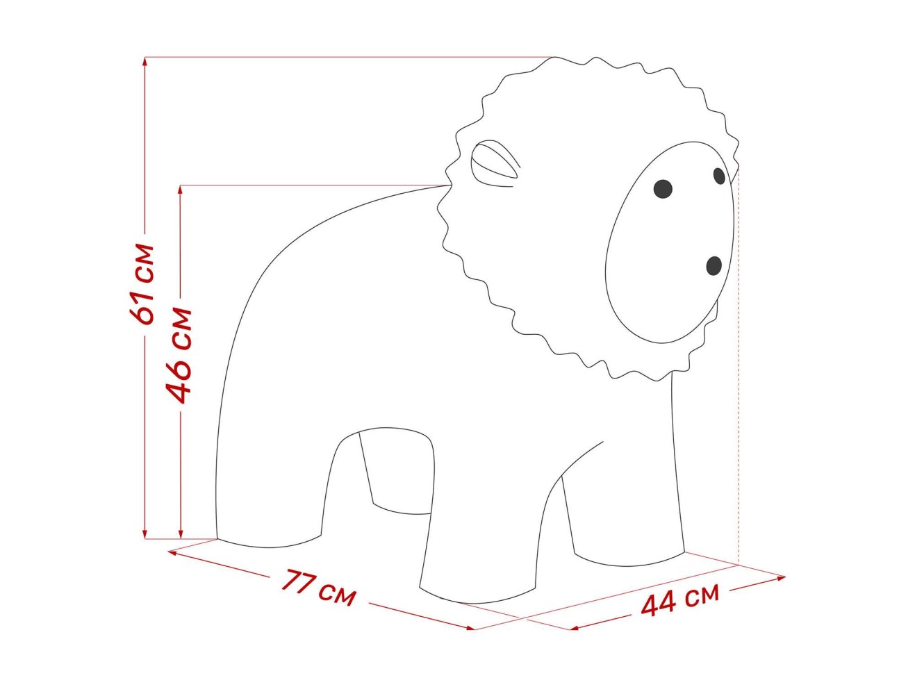Пуф Leset Leo