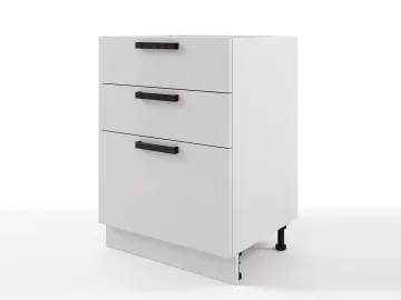 Шкаф напольный Пасаденна с 3-мя ящиками 600х820х476