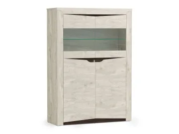 33.15 Лючия шкаф комбинированный бетон/венге