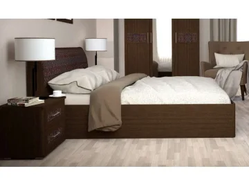 Кровать Кэт-4 арт.033 с подъёмным механизмом 160*200 (Венге)