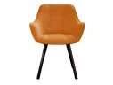 Стул DikLine 252 М поворотный, B17 TERRACOTTA, ножки черные арт. 961139