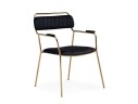 Aspen black / gold Стул на металлокаркасе