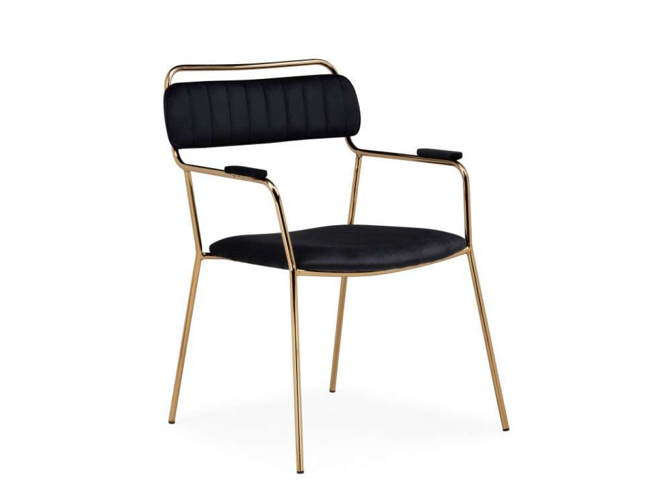 Aspen black / gold Стул на металлокаркасе