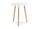 Lorini 60 white / wood Стол деревянный