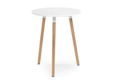 Lorini 60 white / wood Стол деревянный