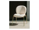 Kalipso 1 white / gold Стул на металлокаркасе арт. 1313589