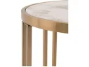 Стол журнальный STOOL GROUP Алиада 55*55 Светлая керамика/шампань арт. 1568291