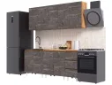 Кухня Челси 2,0м, Крафт золотой/Железный камень арт. 1576545
