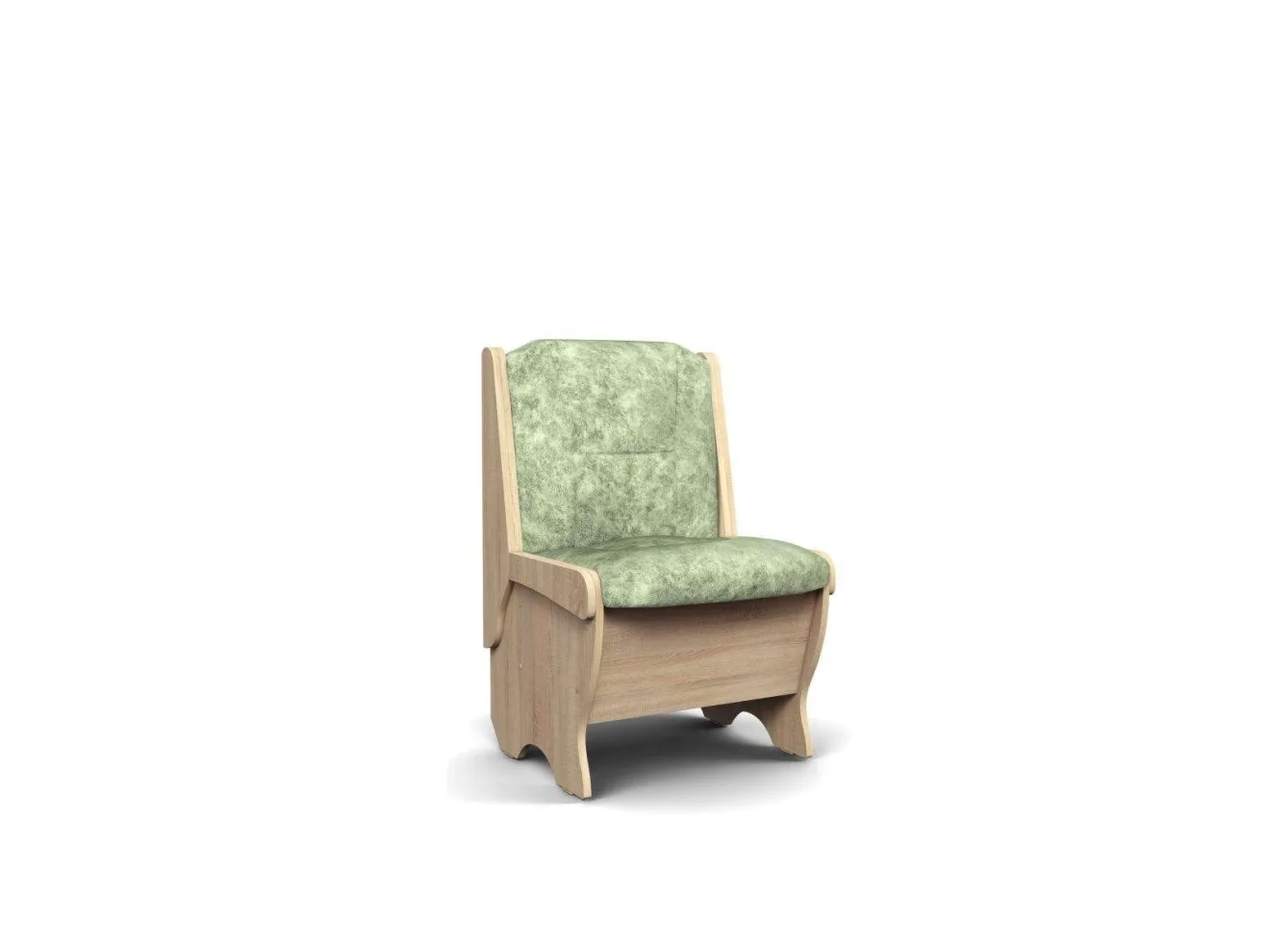 Скамья Лотос 550 / Дуб Сонома / Велюр Мохито арт. 1149703
