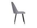 Стул DikLine 324 поворотный B22 GREY, ножки черные