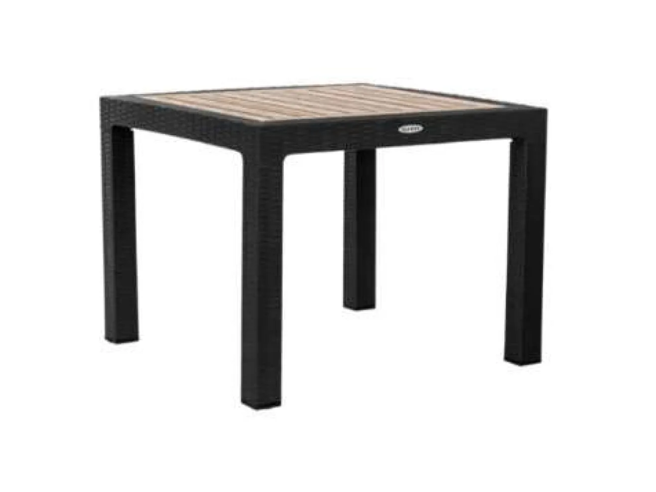 Стол пластиковый RATTAN 95x95см квадратный (антрацит) арт. 1596507