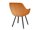 Стул DikLine 252 М поворотный, B17 TERRACOTTA, ножки черные арт. 961139