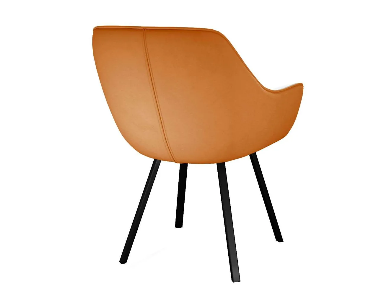 Стул DikLine 252 М поворотный, B17 TERRACOTTA, ножки черные арт. 961139