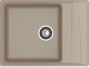 Мойка 660 Level 660L 1-чаш+кр 660*500 песочный арт. 1265953