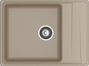 Мойка 660 Level 660L 1-чаш+кр 660*500 песочный