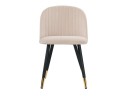 Gabi beige / black / gold Стул на металлокаркасе арт. 1350195