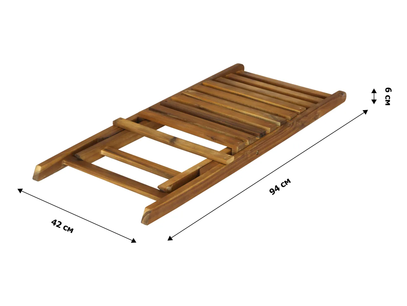 Набор мебели садовый Родос из акации  акация цвет дерева, нет 1 уп арт. 1606531