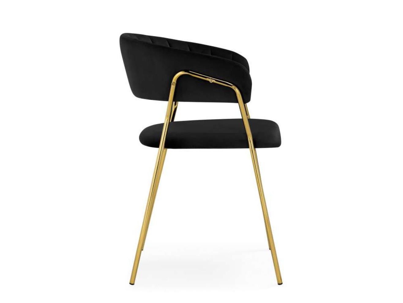 Kamelia 1 black / gold Стул на металлокаркасе