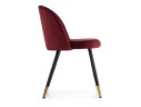Gabi wine red / black Стул на металлокаркасе арт. 1350197