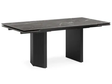 Монерон 180x90 nero marquina / черный Керамический стол