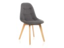 Filip dark gray / wood Стул деревянный