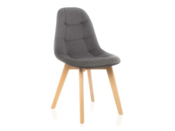 Filip dark gray / wood Стул деревянный