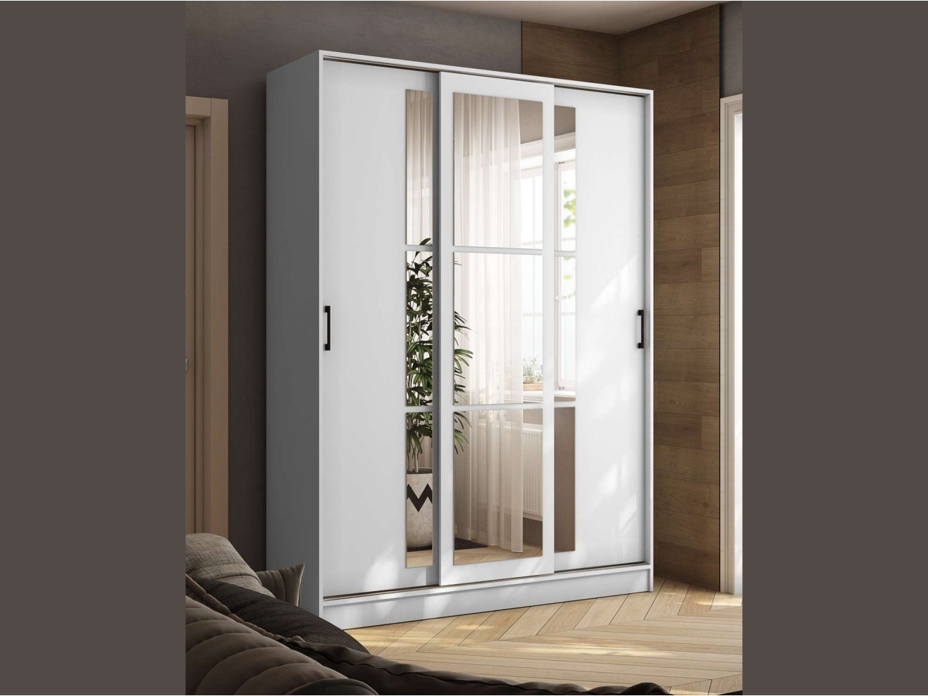 Шкаф-купе Стиль-2 1600 белый арт. 1215035